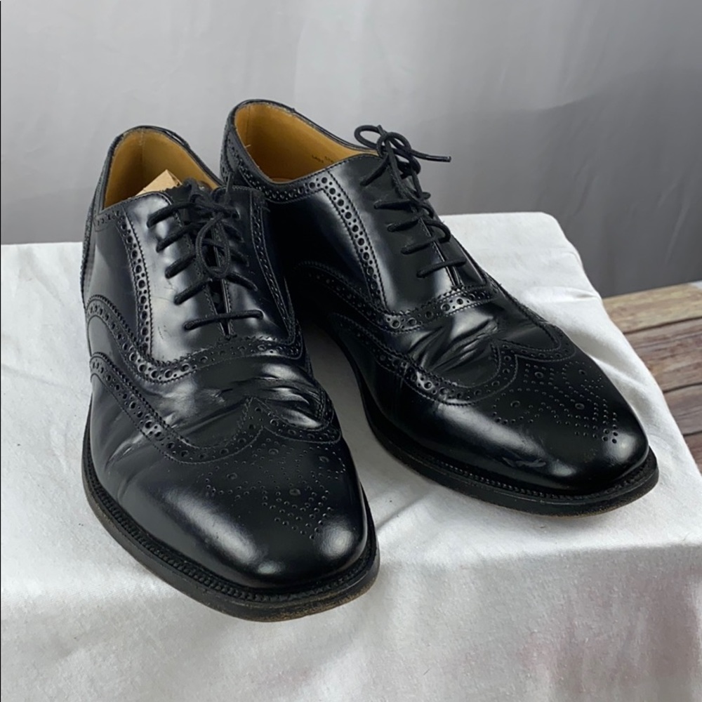 Loake European Leather Brogue Dress Shoes 9
